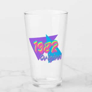 Tumblers en verre originaux 1982