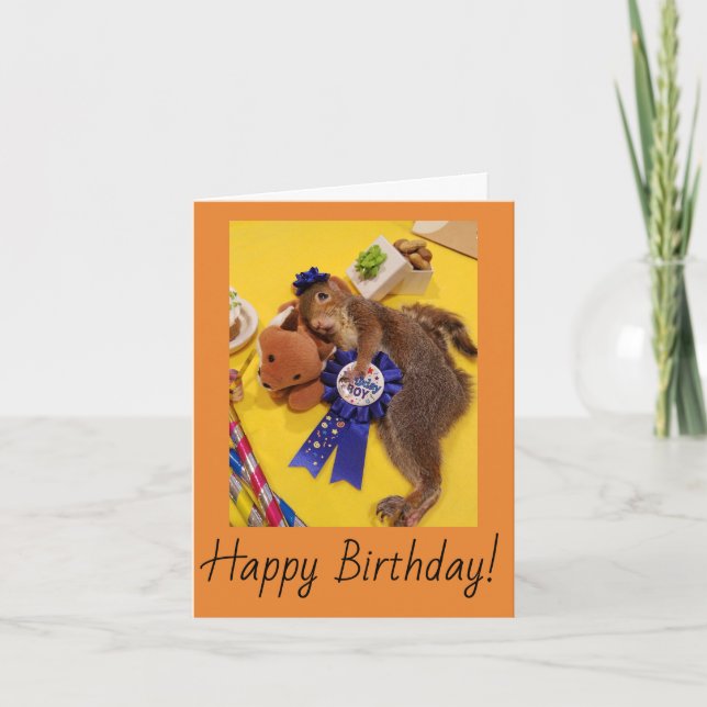 Tumbleweed's Birthday Card (Front)