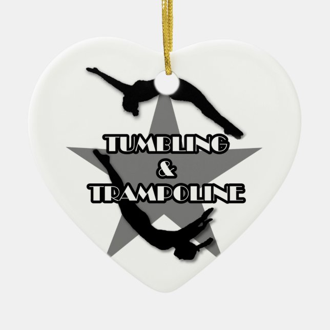 Tumbling and Trampoline ornament (Front)
