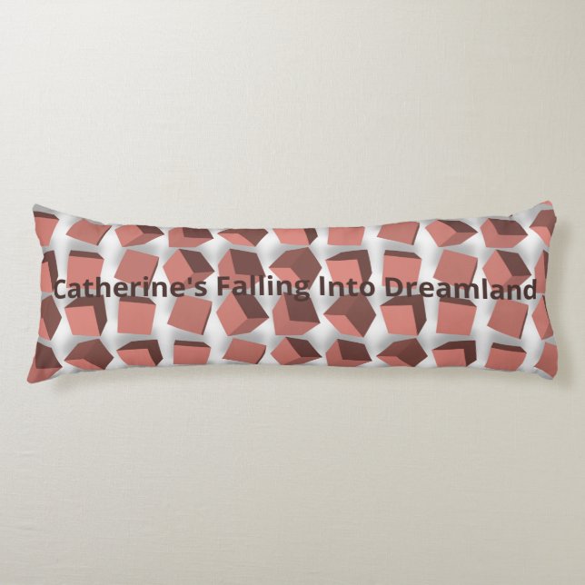 Tumbling Boxes Body Pillow (Front)