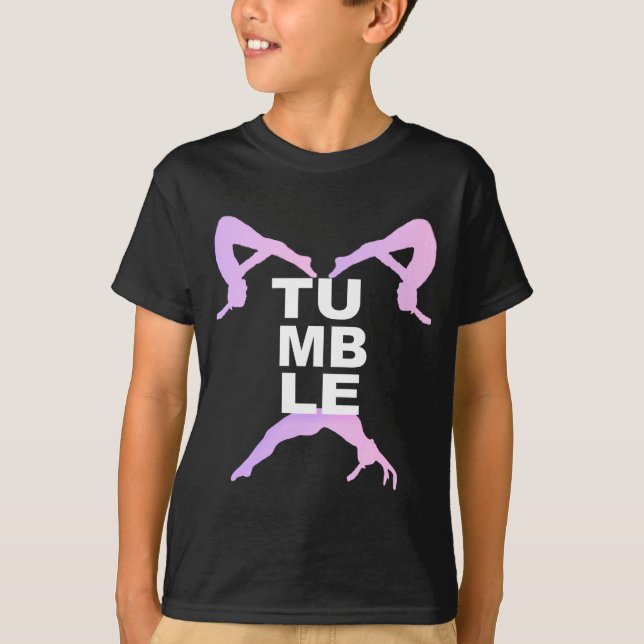 Tumbling girls T-Shirt (Front)