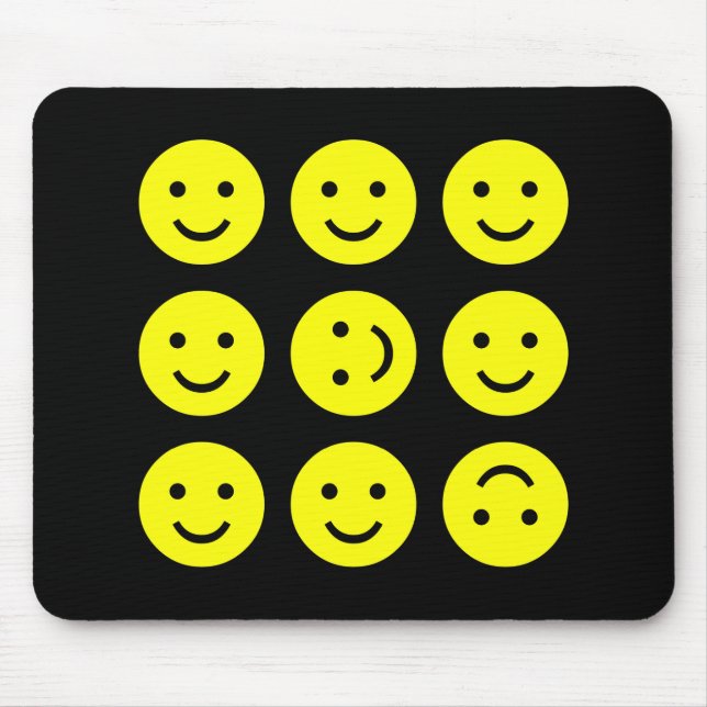 Tumbling - On Black Mouse Pad (Front)