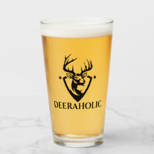 Tumblr en verre de bière de chasse aux cerfs sur m
