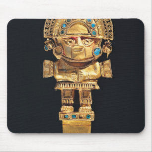 Tumi or ceremonial knife in the shape of mouse pad