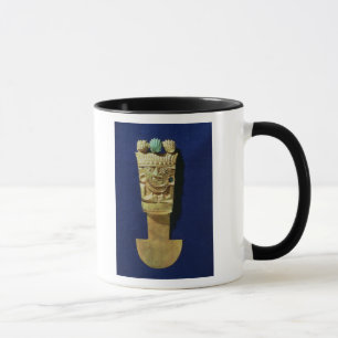 Tumi or ceremonial knife in the shape of mug