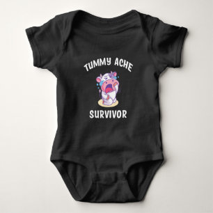 Tummy Ache Survivor Baby Bodysuit