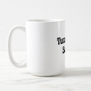 Tummy Ache Survivor in Black Funny Quote  Coffee Mug