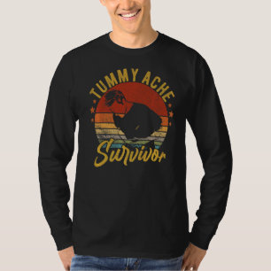 Tummy Ache Survivor Stomachache IBS Men Women T-Shirt