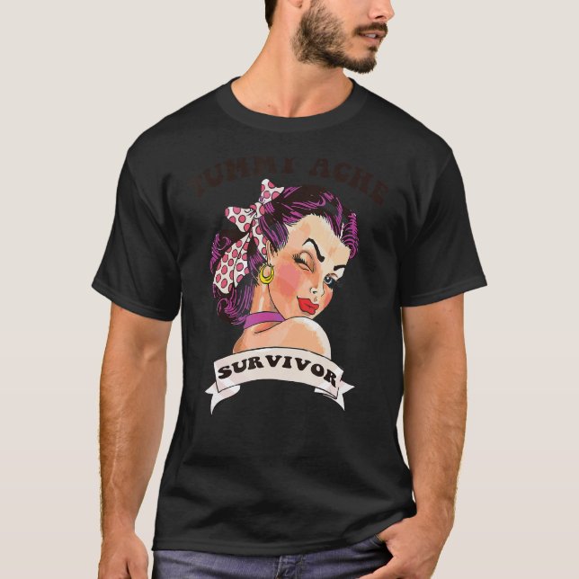 Tummy Ache Survivor Women T-Shirt (Front)