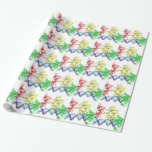 Tumour suppressor p53 wrapping paper