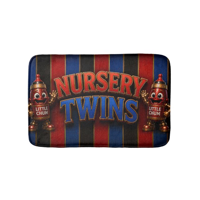 Tums cola nursery twins bathmat/bathrooms bath mat (Front)