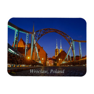 Tumski Bridge Wroclaw Poland Magnet