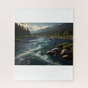 Tumultuous river 3D Jigsaw Puzzle