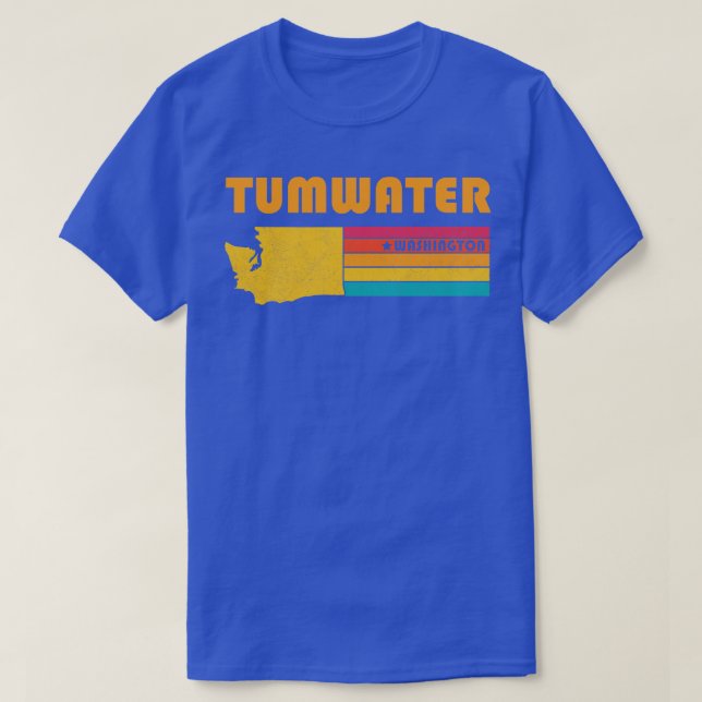 Tumwater Washington Vintage Distressed Souvenir T-Shirt (Design Front)