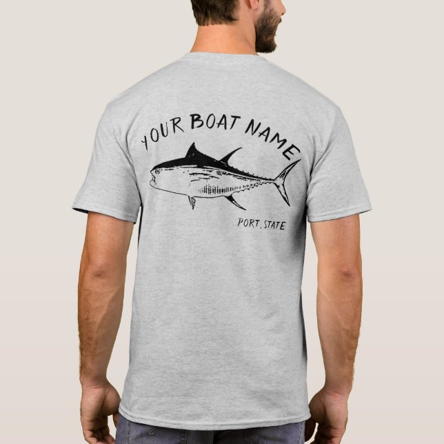 Tuna Boat Name Shirt (Back)