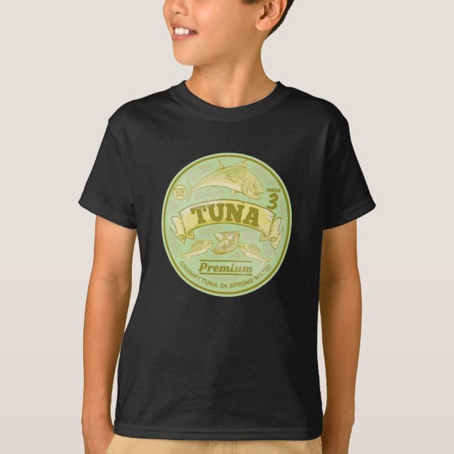 Tuna can pop art tinned fish T-Shirt (Front)