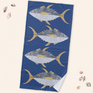 Tuna Fish Beach Towel