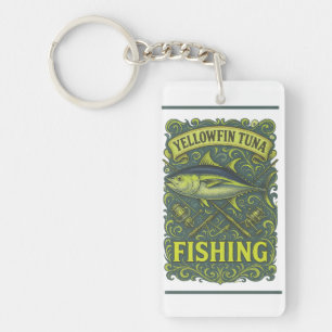 tuna fish fishing keychain