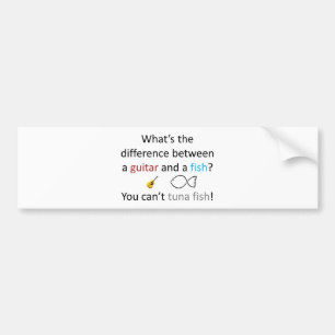 Tuna Fish Joke Bumper Sticker
