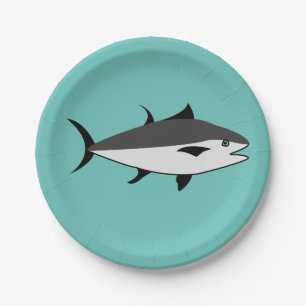 Tuna Fish Lover Tuna Paper Plate
