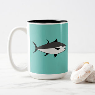 Tuna Fish Lover Tuna Two-Tone Coffee Mug