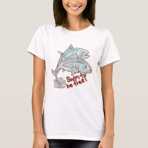 Tuna fish tin funny escape T-Shirt