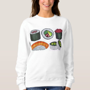 Tuna Roll Nigiri Japanese Food Sushi Sweatshirt