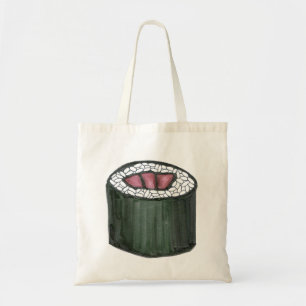 Tuna Sushi Roll Japanese Food Maki Fish Tote