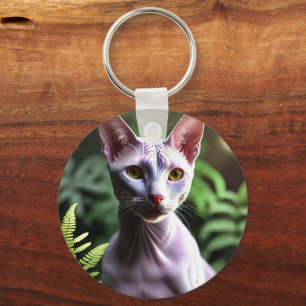 Tuna The Hairless Sphynx Cat, Keyring