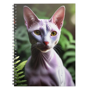 Tuna The Hairless Sphynx Cat, Notebook