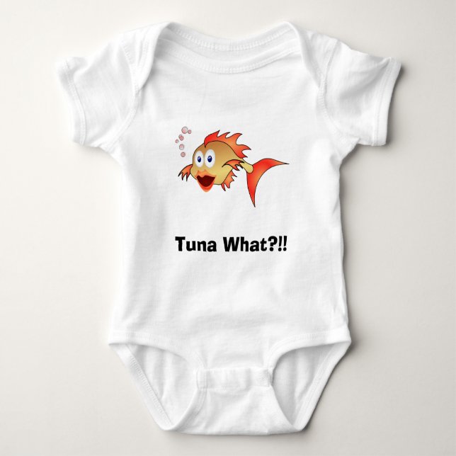 Tuna What?!! Baby Bodysuit (Front)