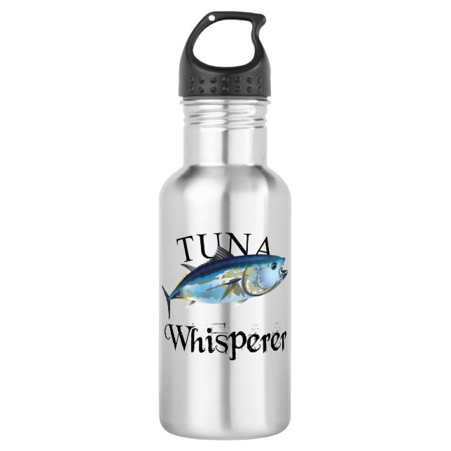 Tuna Whisperer Light Coloured 532 Ml Water Bottle (Front)