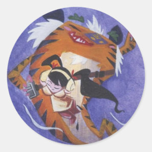 Tune In Shanghai Classic Round Sticker