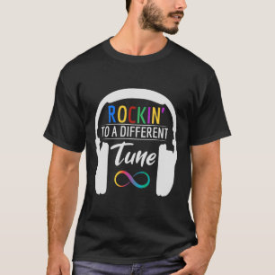 Tune Rockin Autism Symbol Infinity A To Different T-Shirt