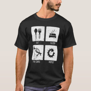 Tuner Car Repairing Mechanic Tools Tuning Guy 3 T-Shirt