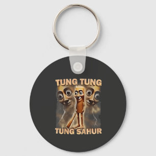 Tung tung tung sahur Brainrot Meme Keychain