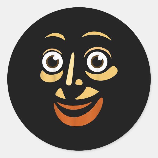 Tung Tung Tung Sahur Costume  Classic Round Sticker (Front)