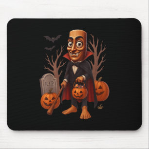 Tung Tung Tung Sahur Halloween Kid Costume Vampire Mouse Pad