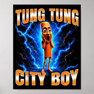 Tung tung tung sahur is calling funny meme poster