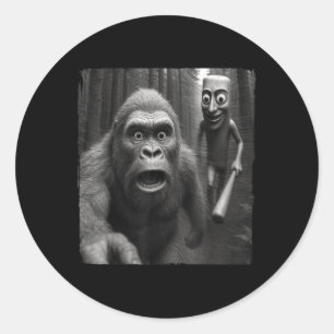 Tung Tung Tung Sahur Italian Brainrot Meme Bigfoot Classic Round Sticker