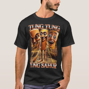 Tung Tung Tung Sahur Italian Brainrot Meme  T-Shirt