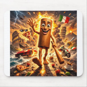 tung tung tung Wooden Meme Character2 Mousepad