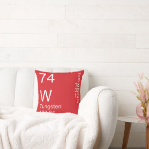 Tungsten Throw Pillow