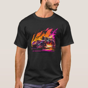 Tuning car from the 90s Pace Car racing car T-Shirt