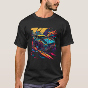 Tuning car from the 90s Pace Car racing car T-Shirt