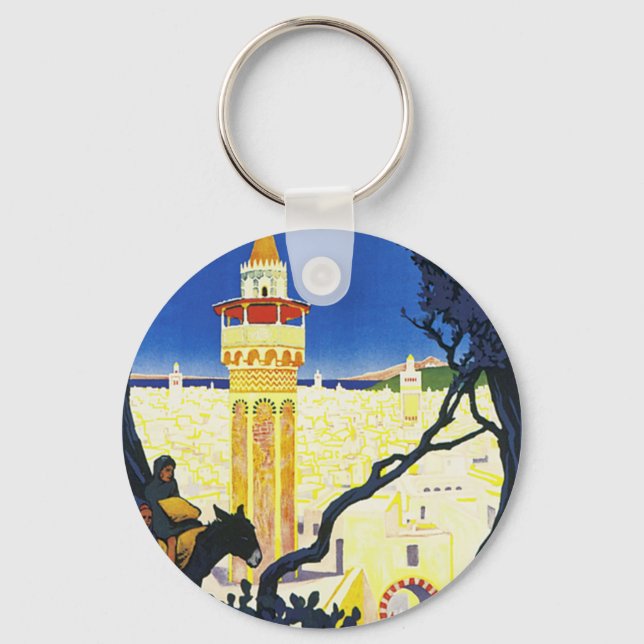 Tunis ~ L'Orient Aux Portes de Marseille Keychain (Front)