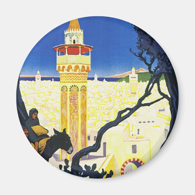 Tunis ~ L'Orient Aux Portes de Marseille Magnet (Front)
