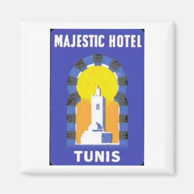 Tunis Majestic Hotel Magnet (Front)