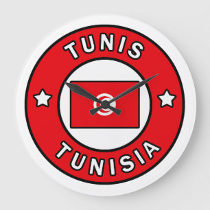 Tunis Tunisia Large Clock