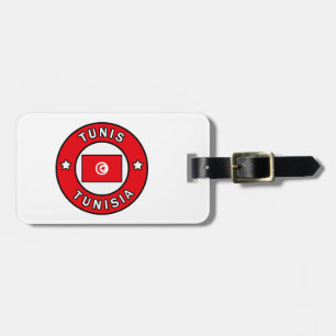 Tunis Tunisia Luggage Tag